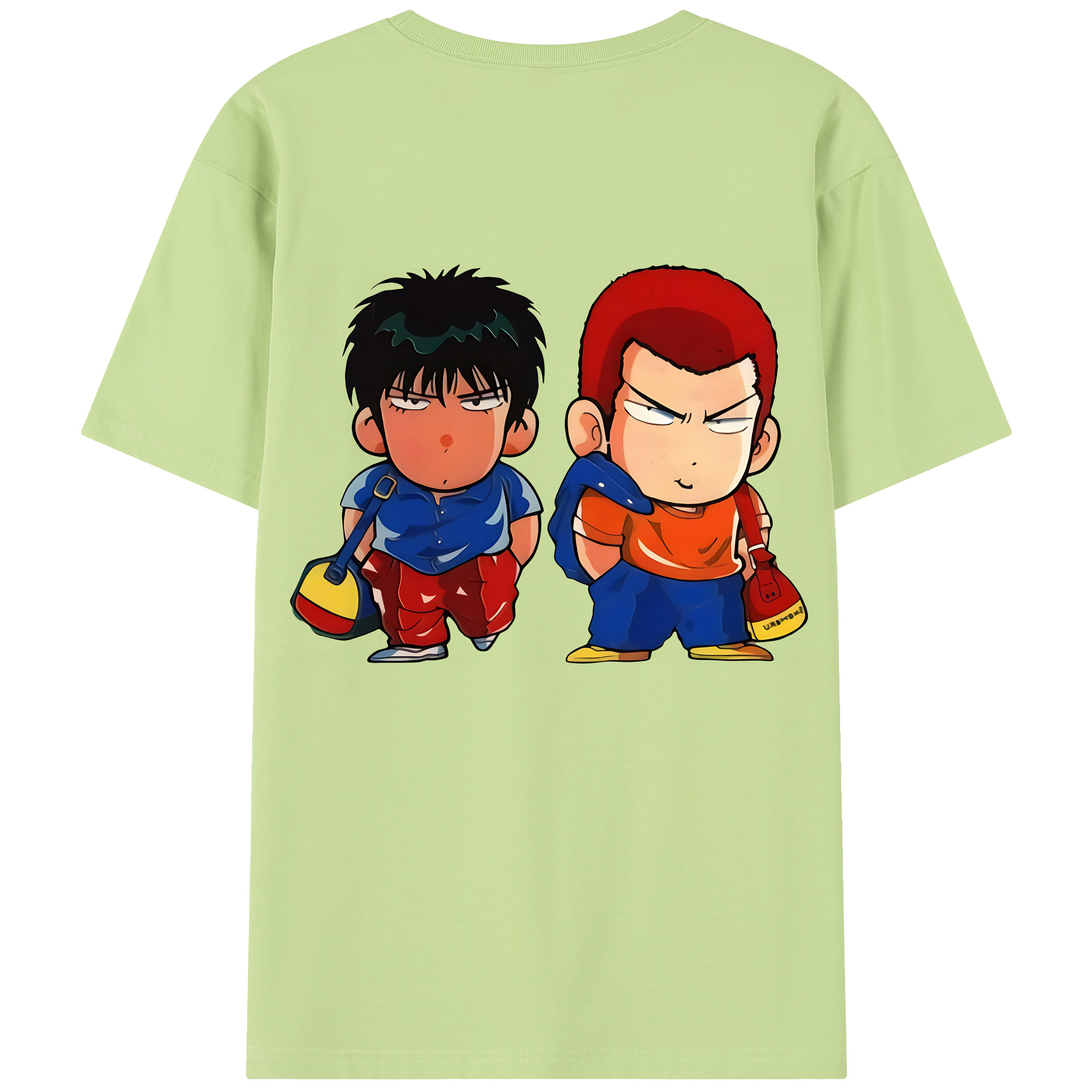 SLAM DUNK／スラムダンク 綿100％半袖Tシャツ（背面プリント）